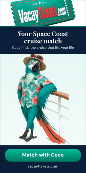 Vacay Tickets: Match with Coco for your Space Coast cruise. No fares — find the cruise that fits your life.